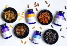 건강 챙기기, 내 식탁에서 시작된다…일상 속 ‘똑똑한 영양 & 보충제’ 활용법 blue and white plastic bottle beside brown round ashtray